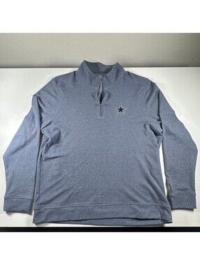 Antigua Dallas Cowboys Blue 1/4 Zip XL